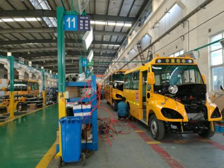 Huaxin school bus safety system upgrade, leading the school bus industry new benchmark